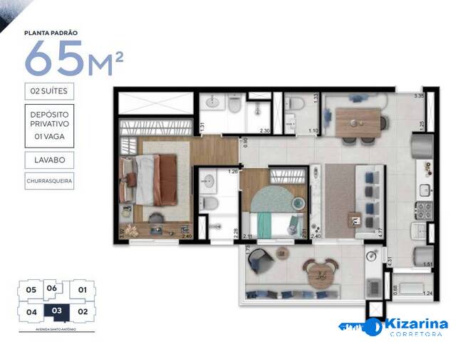 #14 - Apartamento para Venda em Osasco - SP - 3
